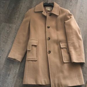 Michael by Michael Korda Camel Wool Coat